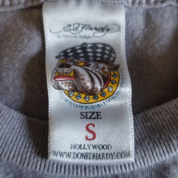 Ed Hardy Christian Audigier. Rare Vintage collectible t-shirt .  With cr… - Picture 4 of 10